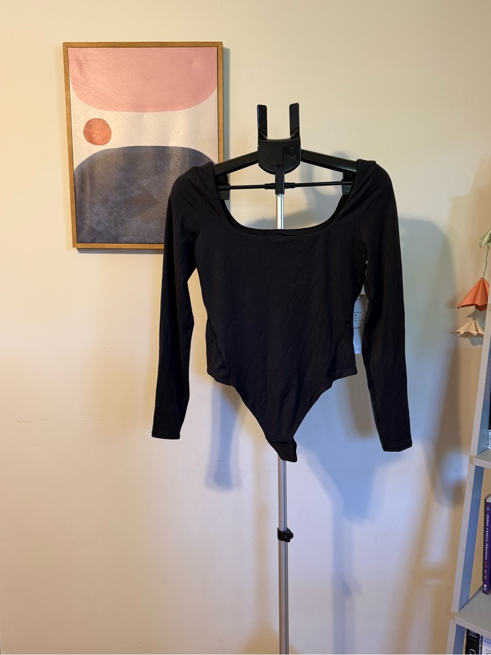 NWT - Lululemon Seriously Soft Nulu Square Neck Bodysuit - Black